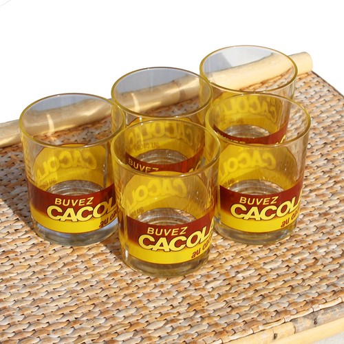 Set verres vintage - 5,