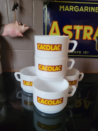 Lot tasses arcopal - tasses, cacolac