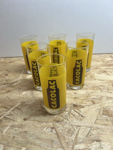 Lot verres cacolac jaune - lot, de